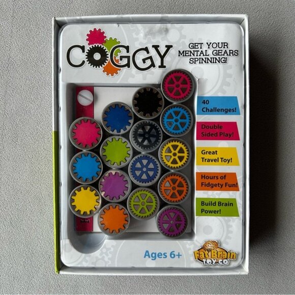 Puzzle Game ~ Coggy ~ Multicolor Gear Puzzle ~ Compact Game ~ Great for Travel - Picture 1 of 9
